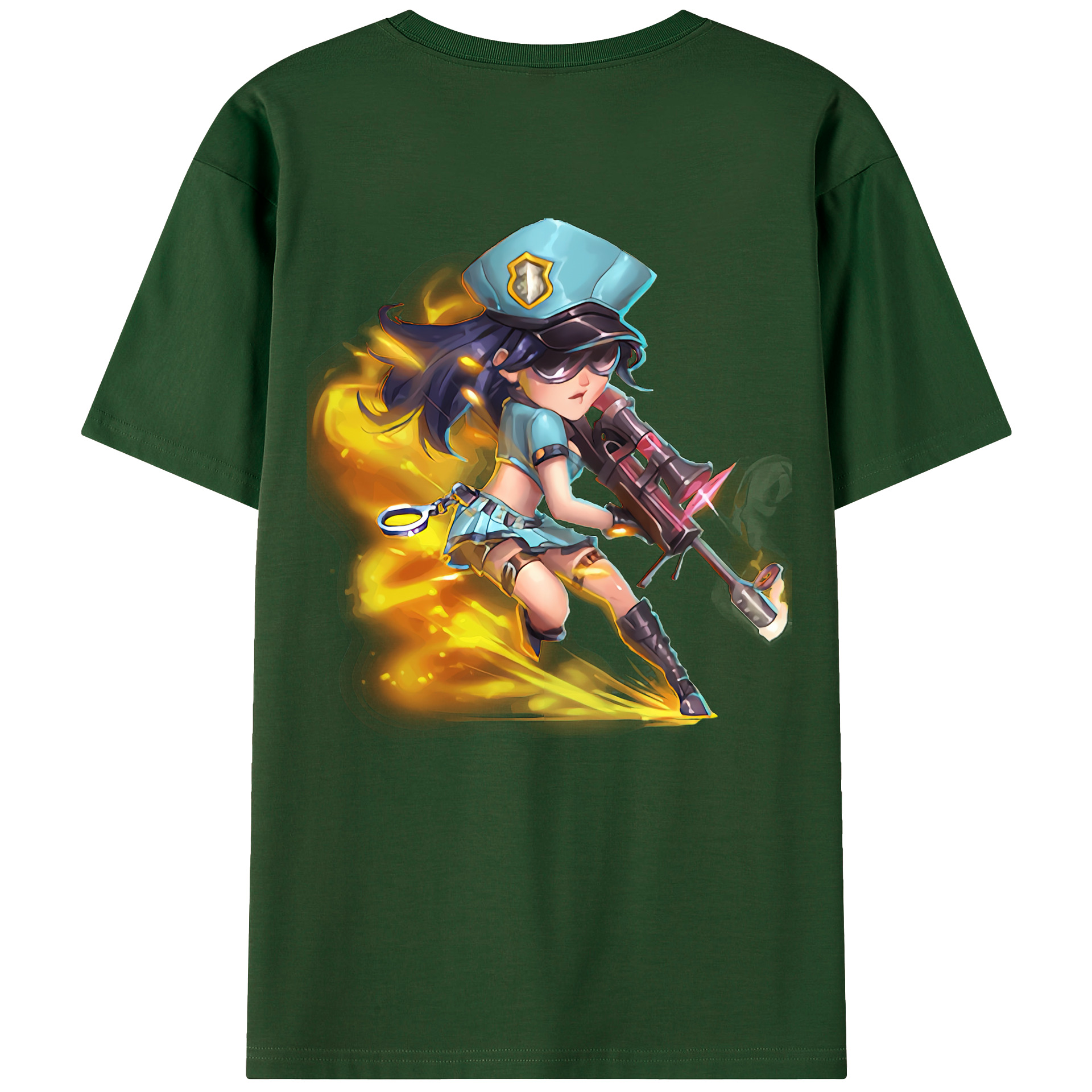 リーグ・オブ・レジェンド League of Legends LOL 綿100％半袖Tシャツ（背面プリント）